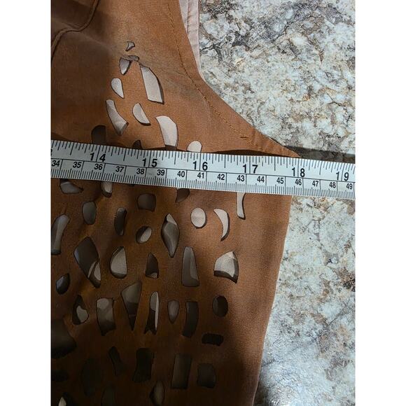 Cato Sueded Laser Cut Midi Dress Size 6 ♥️ - Picture 5 of 5